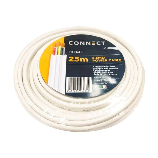 Olex 2.5mm x 25m Nexans 2 Cores And Earth Cable