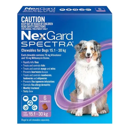 NexGard Spectra - 6pk - 15.1 - 30kg