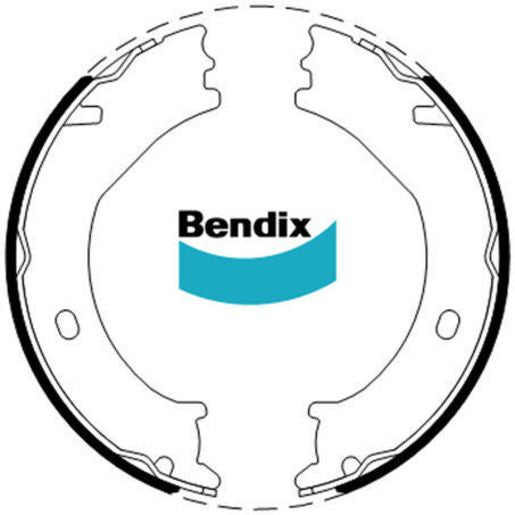 Bendix Park Brake Shoes - BS1837